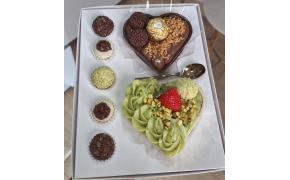 Kit Coração Ferrero e Pistache
